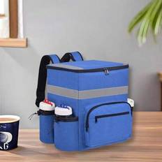 Food Delivery Backpack Pizza Delivery Bag Insulated Delivery Bag With Cup Holders, Delivery Backpack For Bike Delivery, Food Delivery Bag For Carry HO - Multicolor - Black,Grey,Blue,Red