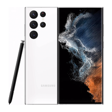 Brugt Samsung Galaxy S22 Ultra 5G - Hvid / Brugbar / 256GB