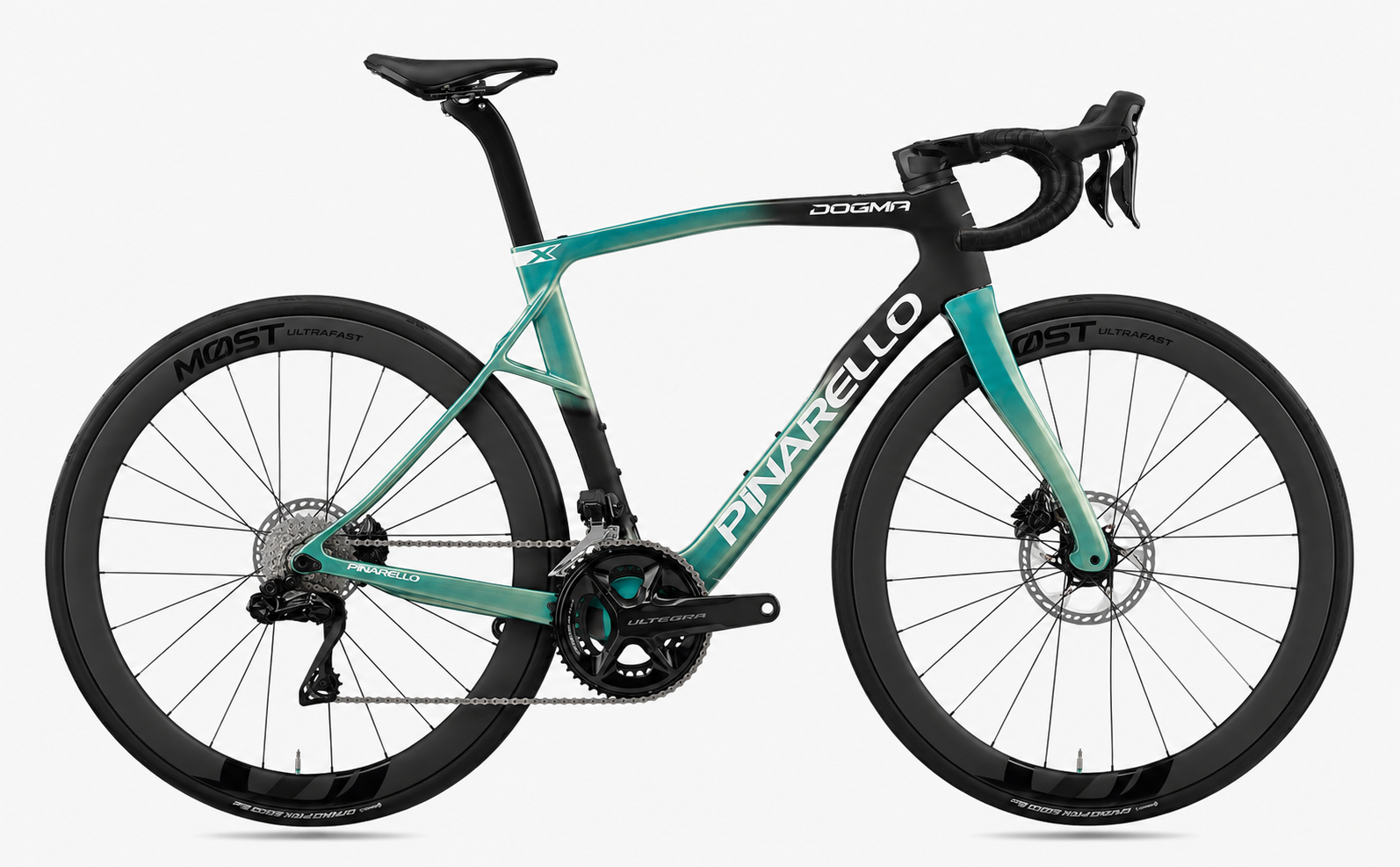 Pinarello Dogma X 2026 - Shimano Ultegra Di2 2x12sp - MOST Ultrafast 40 DB - 008 / 55 / H121-LUXTER SKY SHINY