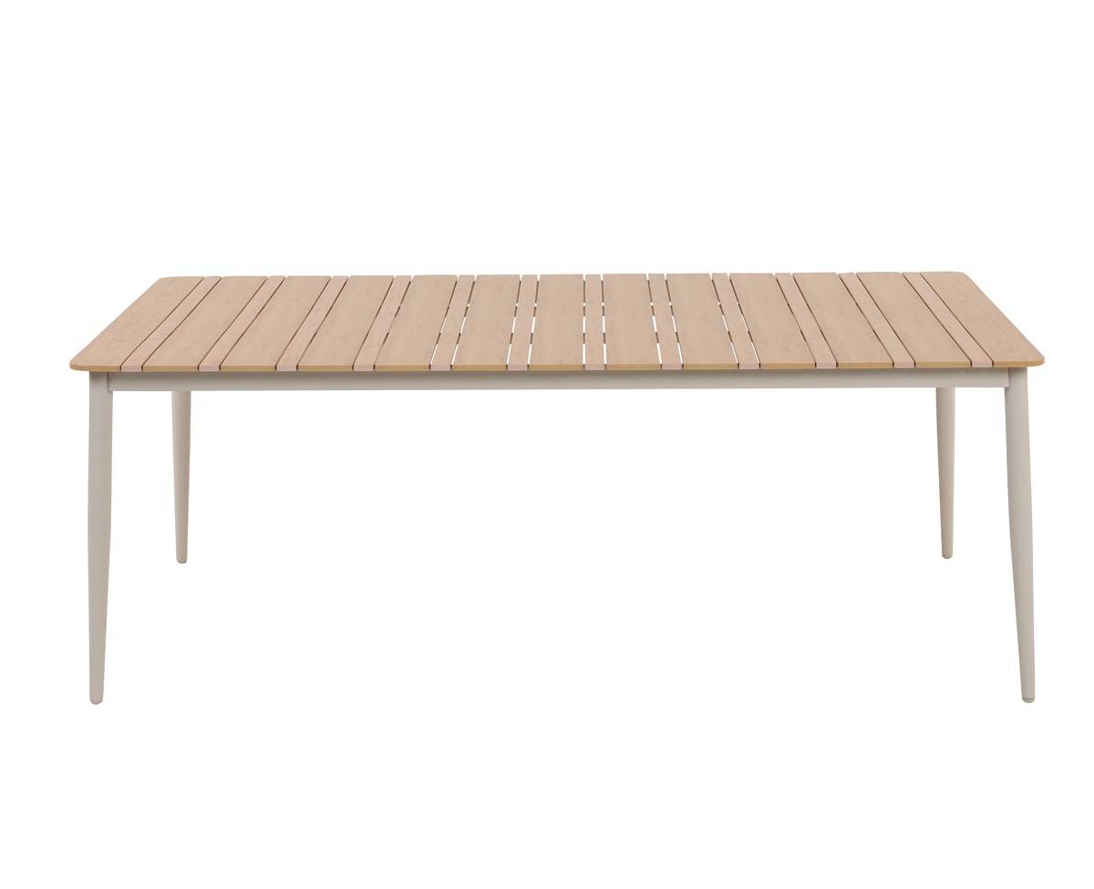 Malmø Havebord 100x200 cm - Gråhvid