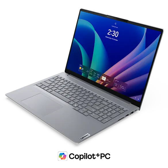 Lenovo ThinkBook 16 Gen 9 16" Intel Intel® Core Ultra 7 355-processor LPE-cores op til 3,50 GHz P-cores op til 4,70 GHz, Windows 11 Pro 64, 512 GB SSD M.2 2242 PCIe Gen4 QLC