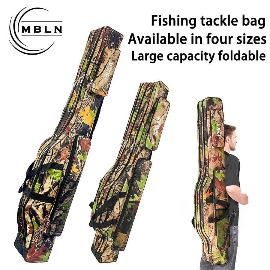 130cm 150cm Fishing Bag Fishing Tackle Backpack Portable Foldable Rod Backpack Storage Bag Fishing Rod And Fishing Gear Bag