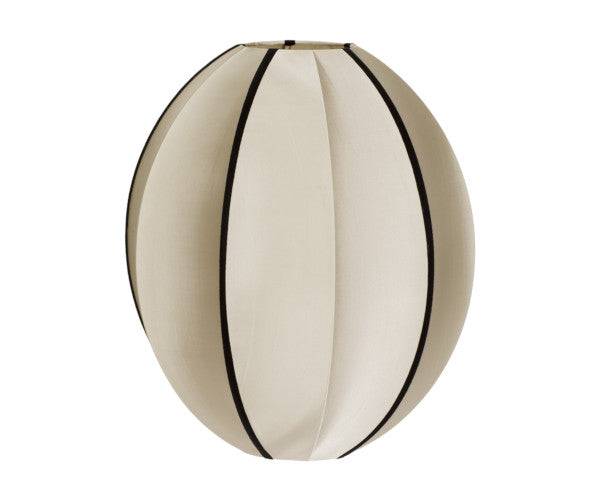Oi Soi Oi Oval Silk skærm - 40x35 - kit - inkl fatning - Hvid