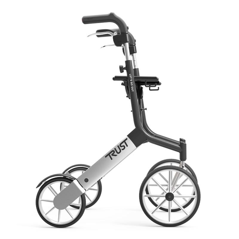 Trust Care Rollator Lets Go Out - Svart/silver