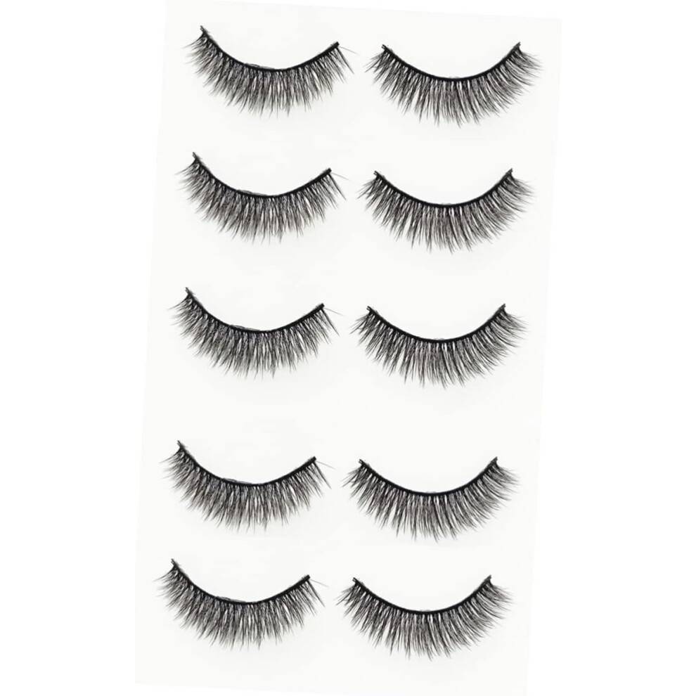 10 par lösögonfransar festmakeup ögonfransar kvinnor för sminkdekorationer