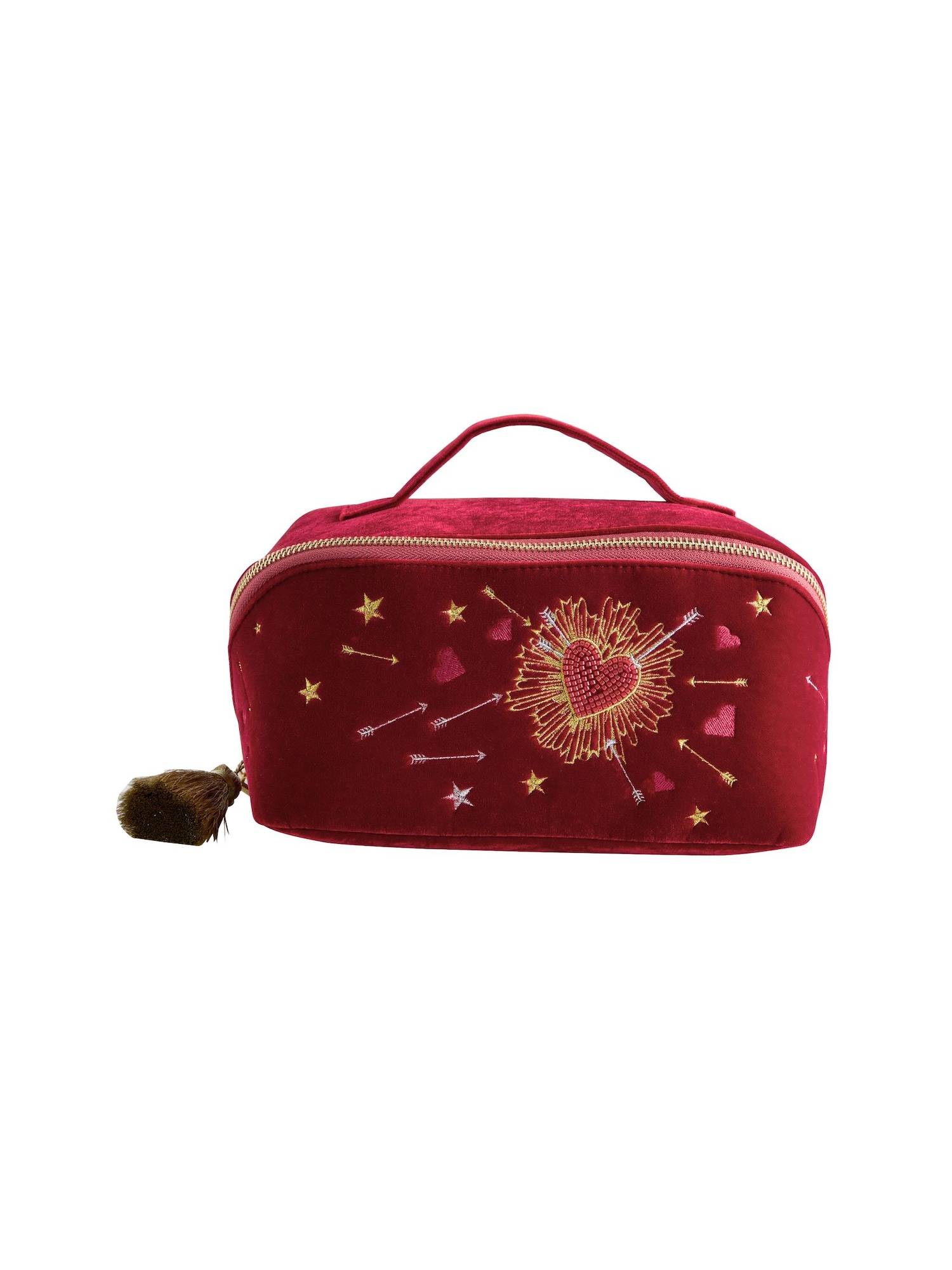 Rockett St George Toilettaske  gul / merlot / hvid