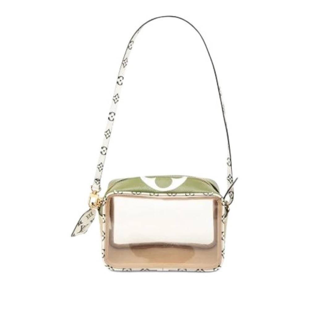 Louis Vuitton Vintage Pre-owned Giant Beach Pouch - Vintage - Dame - Grøn - ONE SIZE - Uld