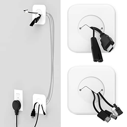 HomeMount TV Wire Concealer – väggkabelskydd och kabelhanteringssats i väggen, döljer TV-ledningar sömlöst, kabeldöljningssystem för monterade TV-apparater (vit)