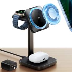 Qi2 3-in-1 Wireless Charging Station with CryoBoost (HaloLock)