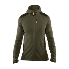 Fjällräven Keb Fleece Hoodie M - Laurel Green / Deep Forest