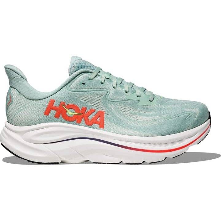 Hoka M Clifton 10 Wide Sage/Neon Flame Sage/Neon Flame 43 1/3 (43 1/3)