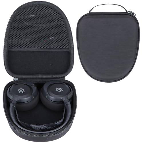 RIYADAone Väska för SteelSeries Arctis Nova 1/7/7X/3/Prime Gaming Headset, svart, 20.5 x 18.5 x 6 cm, väska