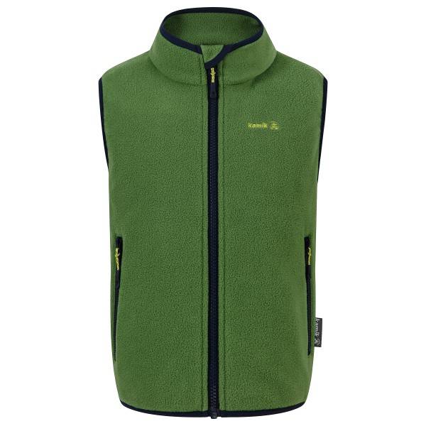 Kamik Kid's Phoenix Fleecevest Børn størrelse 116 farve olivengrøn