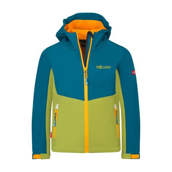 Trollkids Kid's Kristiansand Jacket Softshelljakke Børn størrelse 176 farve blå