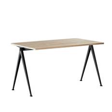 HAY Pyramid Table 01 - 140x65cm - Eg Matlak/Sort
