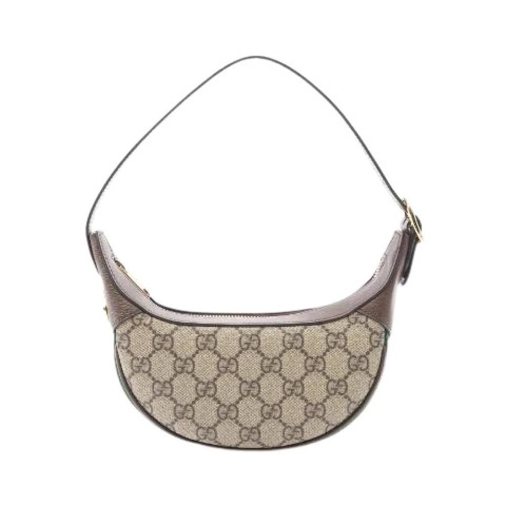 Gucci Vintage Pre-owned Ophidia GG Supreme Coated Canvas Håndtaske - Vintage - Dame - Beige - ONE SIZE - Uld