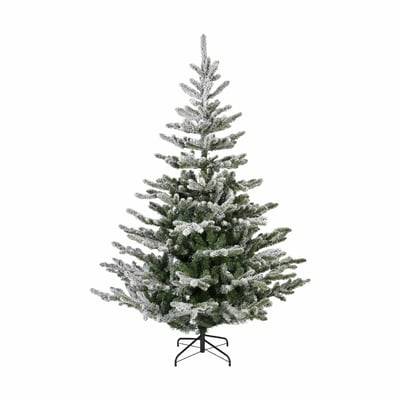 Casa Christmas Liberty Spruce Kunstigt Juletræ m. sne - H 210 cm - Plastik - Grøn/hvid