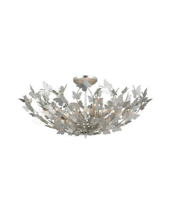 Visual Comfort Farfalle plafond silver - Silver