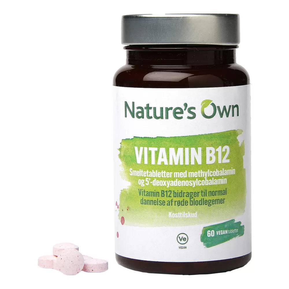 Natures Own - Nature's Own Vitamin B12 Vegan Smeltetablet - 60 Stk.