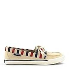 Sperry Top-Sider Lounge Away, damsneakers, Beige röd, 39 EU