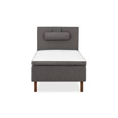 Sundborn Ramsäng 105x200 - Grå Komplett sängpaket Ljusgrå Tyg