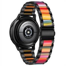 22 mm armband med tre pärlor i rostfritt Steel Fashion elegant hartsarmband för Huawei Watch 3/3 Pro / Samsung Galaxy Watch 3 45 mm / 46 mm / Garmin Venu 2