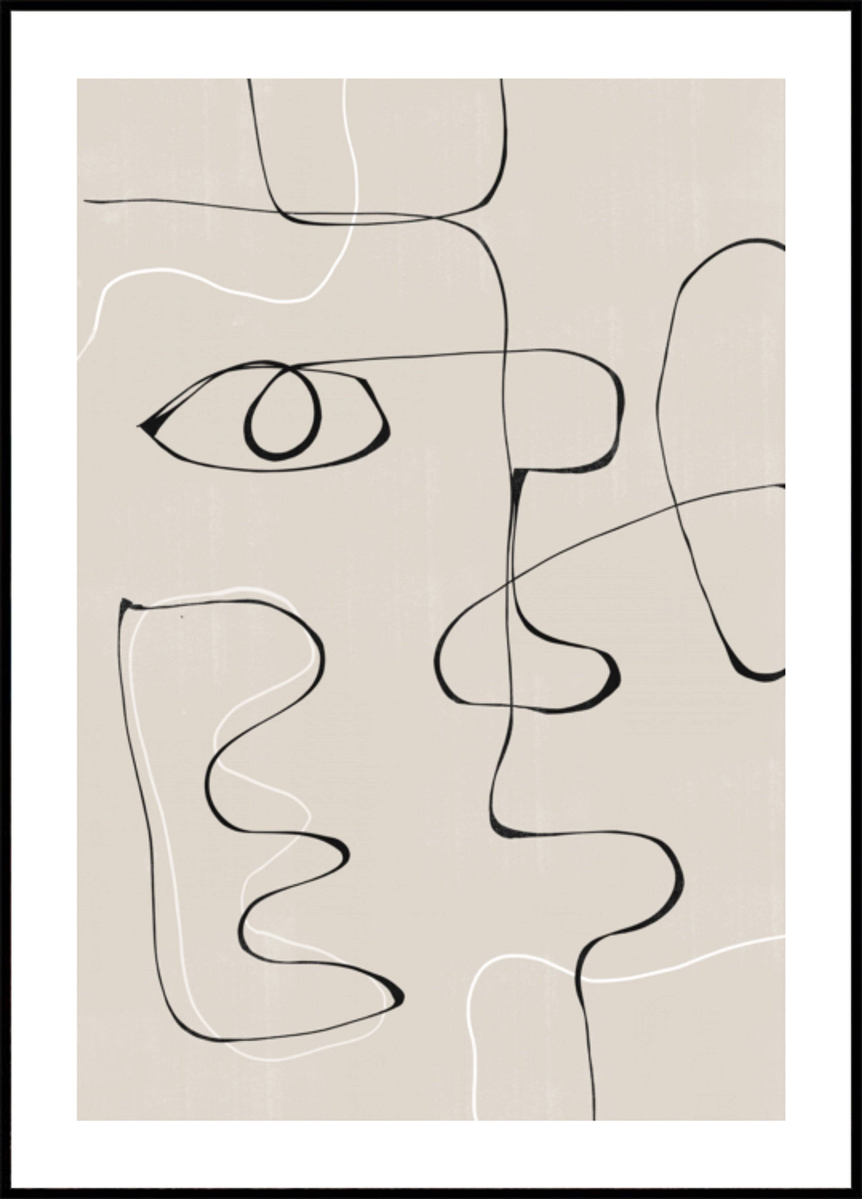 Abstract Facescape (21x30) - Plakater > Osorterade verk, BD