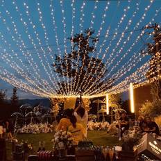 Lysguirlande 100m 1000 LED Julelys Juletræspynt Indendørs Julelys Udendørs Vandtæt Festoon Nytår KLB