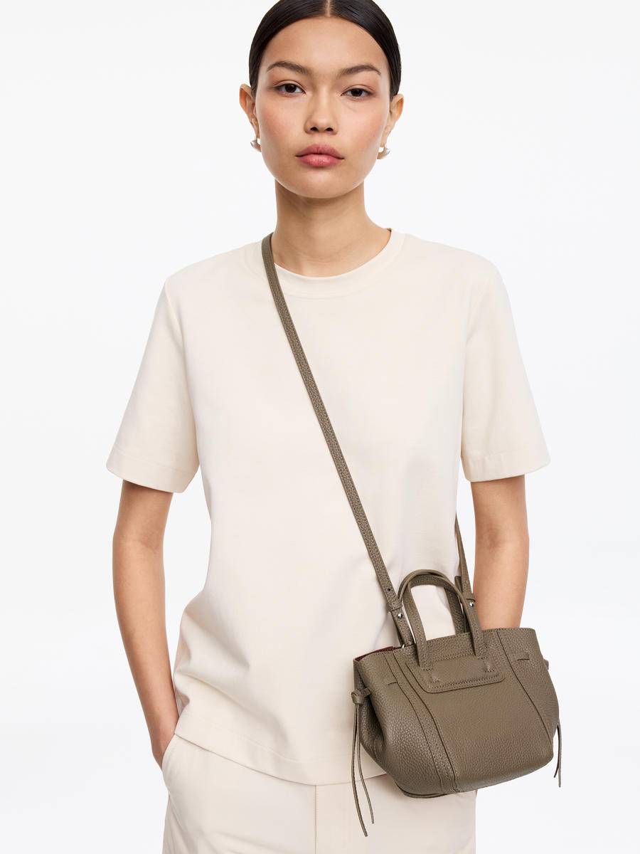 ARKET Crossbody Leather Bag -Green, ONESIZE
