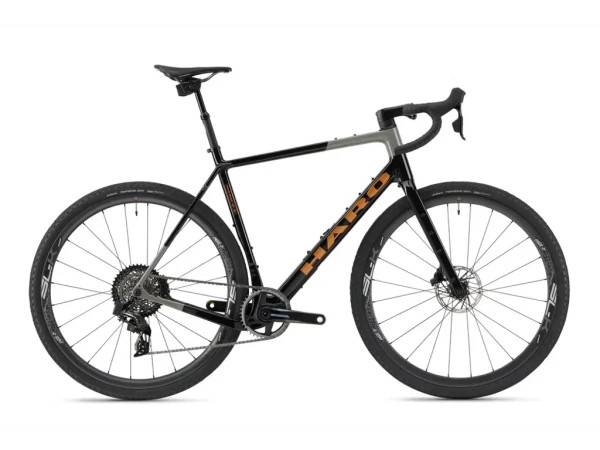 Haro Buzzard Carbon Top Shelf Gravelcykel Gloss Jet Black/Grey/Copper - Cykelstørrelse 59 cm