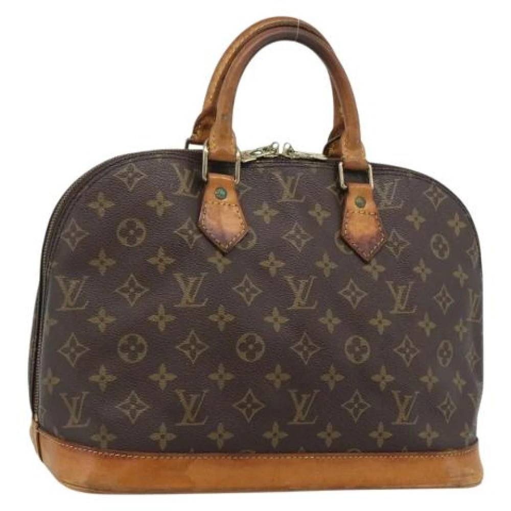Louis Vuitton Vintage Pre-owned Alma Håndtaske - Vintage - Dame - Brun - ONE SIZE - Uld