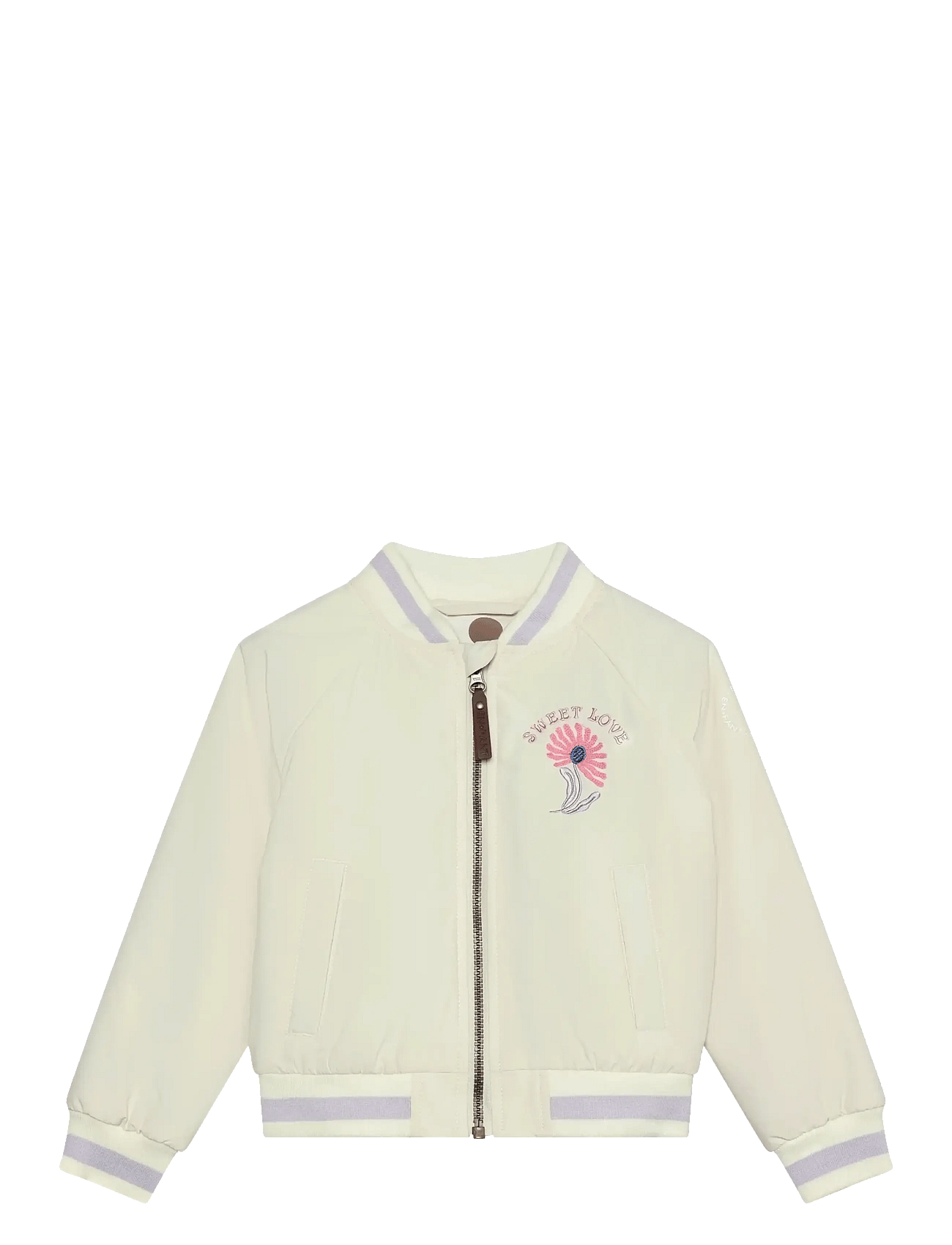 En Fant Bomber Jacket W. Embroidery - Purple - 86
