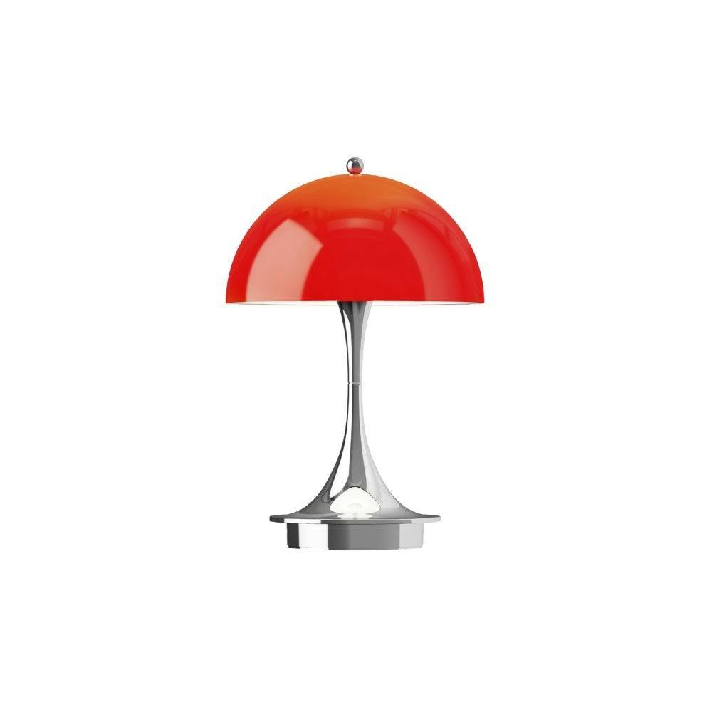 Louis Poulsen Panthella 160 Portable Bordslampa 100-års Jubileum Original Opal Red