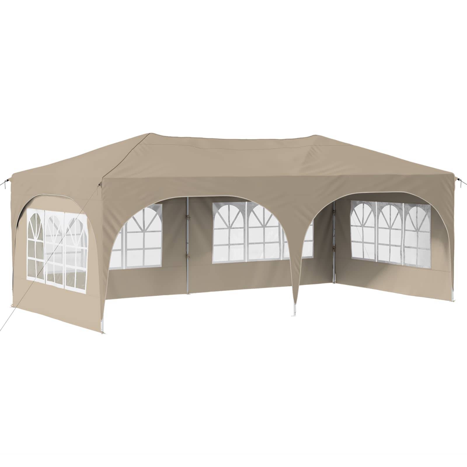 Pop-up Festtelt Creme 575 x 288 x 245 cm Oxford stof