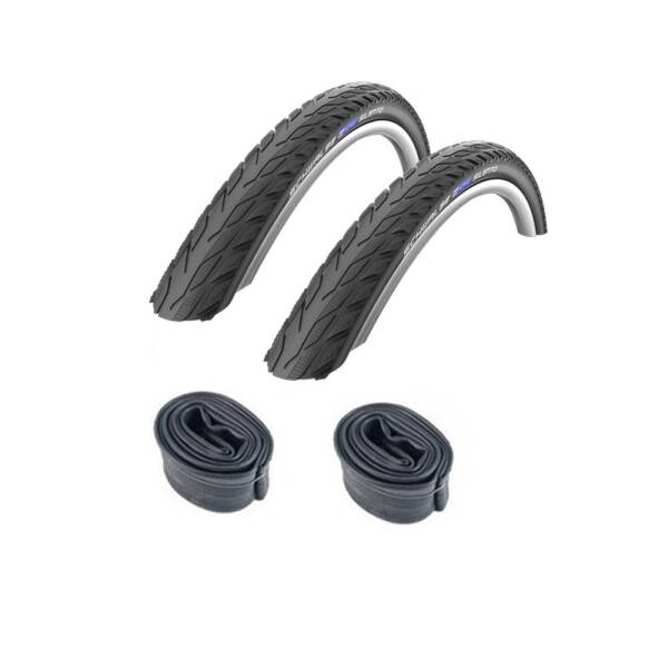 2 däck + 2 slangar Silento 26 x 1.75 (47-559) - Ventil Dunlop (vanl. ventil)