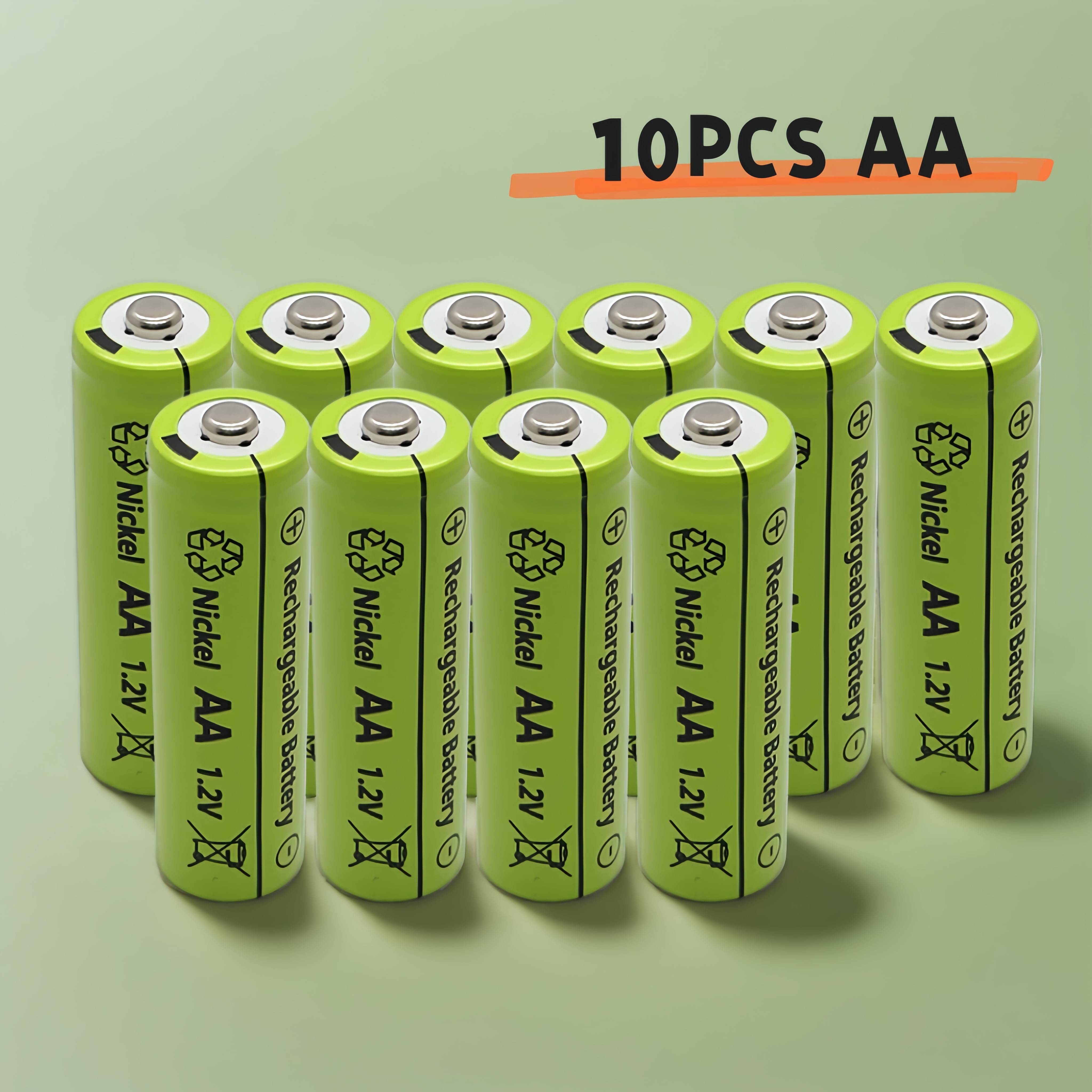 10-15pcs Ni-mh Aa/aaa 200mah 1.2v Rechargeable Batteries High-capacity Long-lasting For Universal