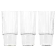 Drinkglas i plast 35 cl stapelbara, 3-pack