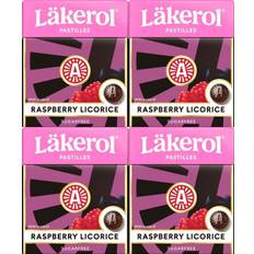 Läkerol - Läkerol Raspberry/Licorice 4x25g