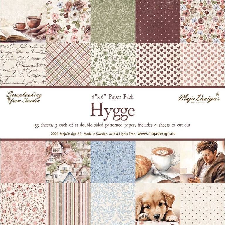 Pappersblock - Maja Design - Hygge - 15x15cm