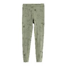 LINDEX Longjohns Merino Wool Aop |Green |122/128