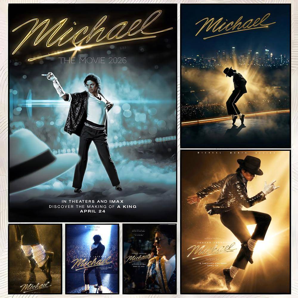 Singer M-Michael Jackson Album Cover Poster Vintage PP Paper Wall Art Home Decor Print for Bedroom Living Room Aesthetic Gift