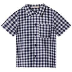 Fliink Zorro Kortärmad Skjorta Insignia Sandshell Check 3 Y  Blå  3 år  Unisex