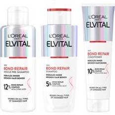 L'Oréal Paris Elvital Bond Repair Pre-Shampoo, Shampoo & Conditioner 150 ml + 2 x 200 ml