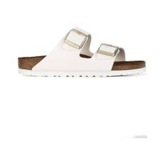 Birkenstock, Sko, Dame, Hvid, 35 EU, Læder, Sandaler Arizona Birko-Flor Patent