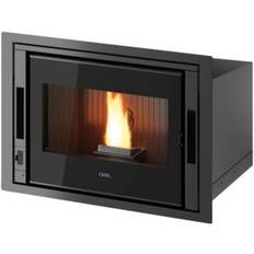 Pelletskamin insats CADEL Zefiro 9 kW-modern pelletsinsatskamin