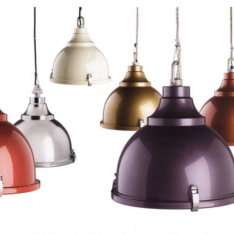 QS-34 pendel B-Light - Hvid/grøn / Creme Ral.9001/med bundglas