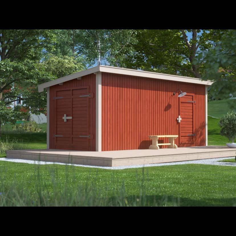 Förråd Trähuset Saga 15 kvm