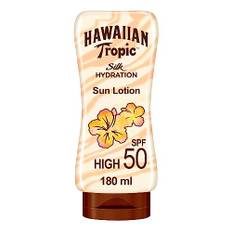 Hawaiian Tropic Silk Hydration Protective Sun Lotion Sonnencreme LSF 50, 180 ml, 1 St,red