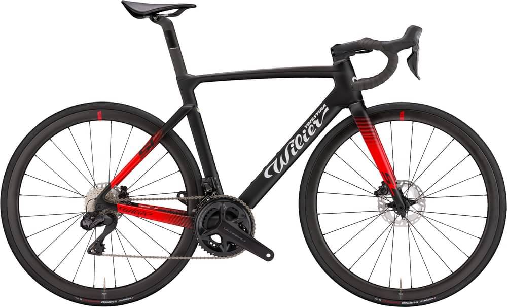 Wilier CENTO10 SL 2023 - Shimano Ultegra DI2 12sp - SHIMANO RS171 - 128 / XXL / Nero (XXL)