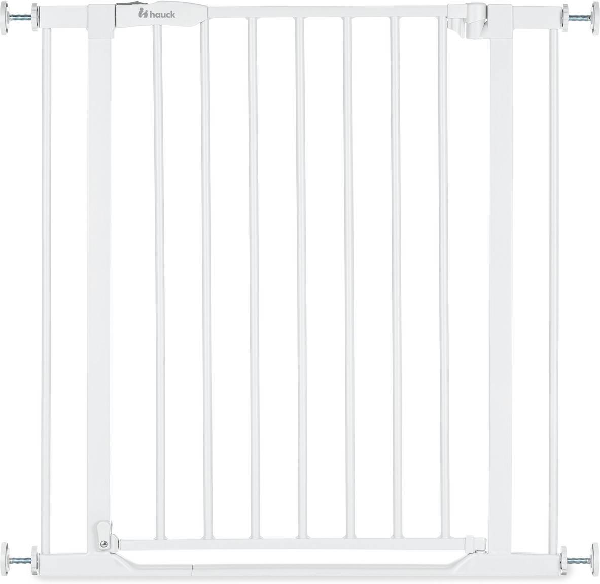 Hauck Clear Step Autoclose Sikkerhedsgitter - 75/80 cm - Hvid